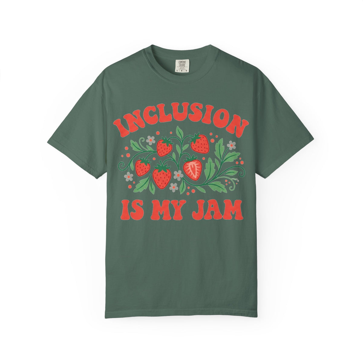 Inclusion Is My Jam Shirt, Strawberry SPED Teacher Tee, Retro Inclusion Shirt, Special Education Gift