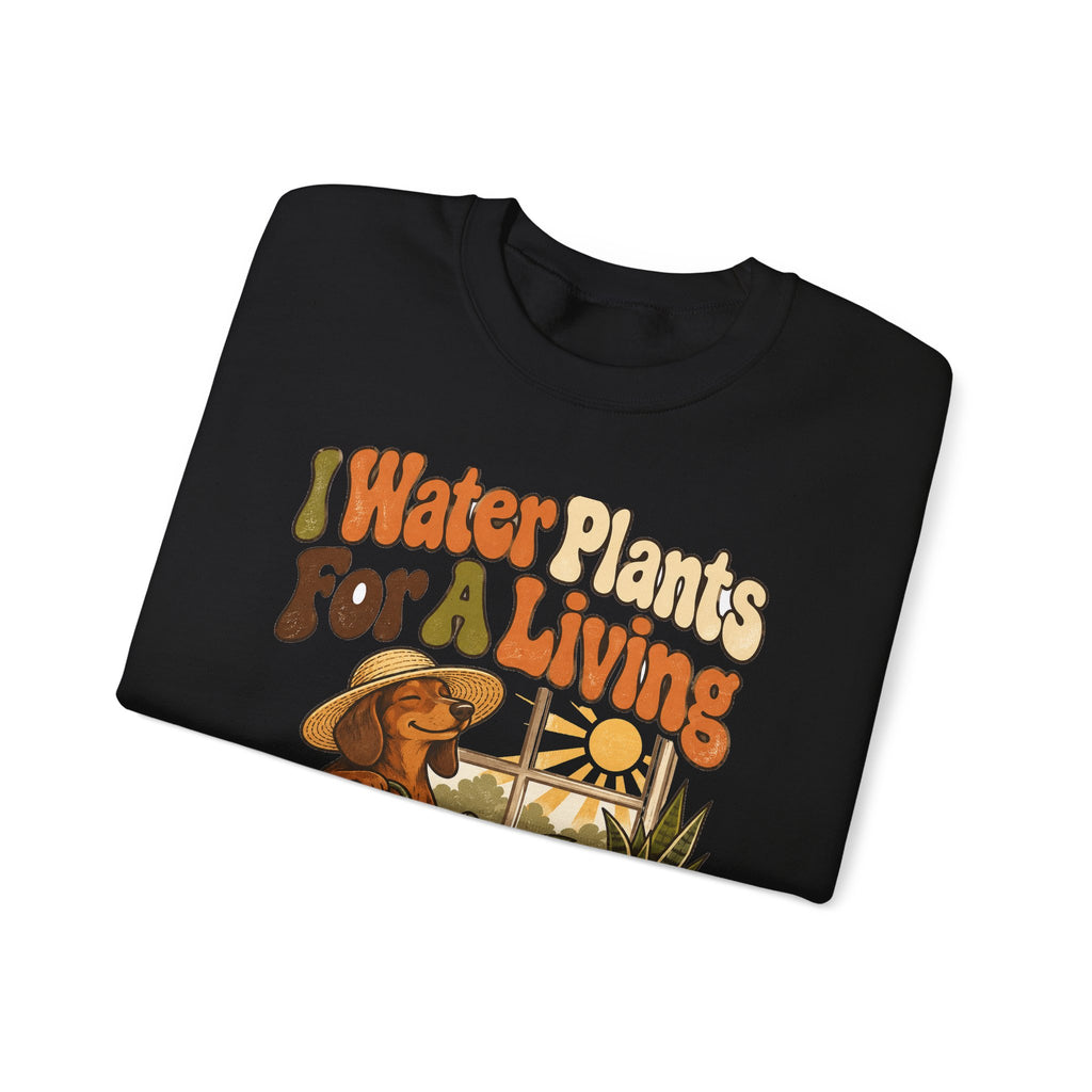 Funny Retirement Sweatshirt I Water Plants For A Living Retired Gift Gardening Tee Comfort Colors Humor