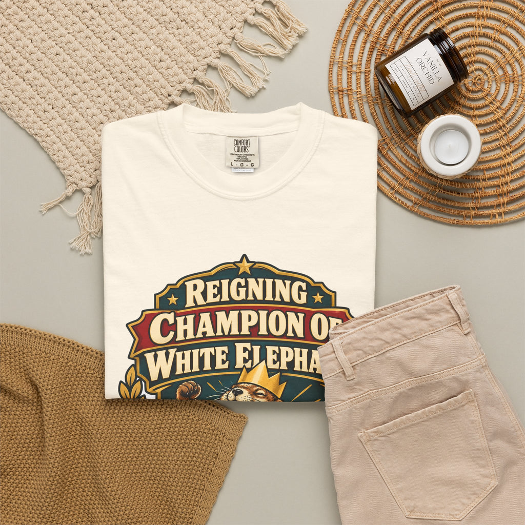 Reigning Champion Of White Elephant Shirt | white elephant gift | Work Gift