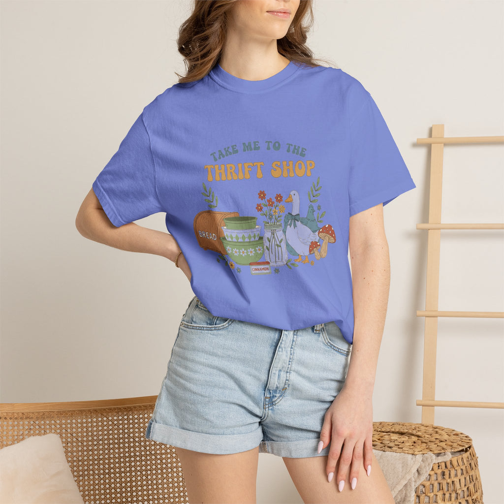 Take Me To The Thrift Shop Tall Shirt, Thrifted Treasures Still Life Tee, Vintage Lover Shirt, Thrifting Gift