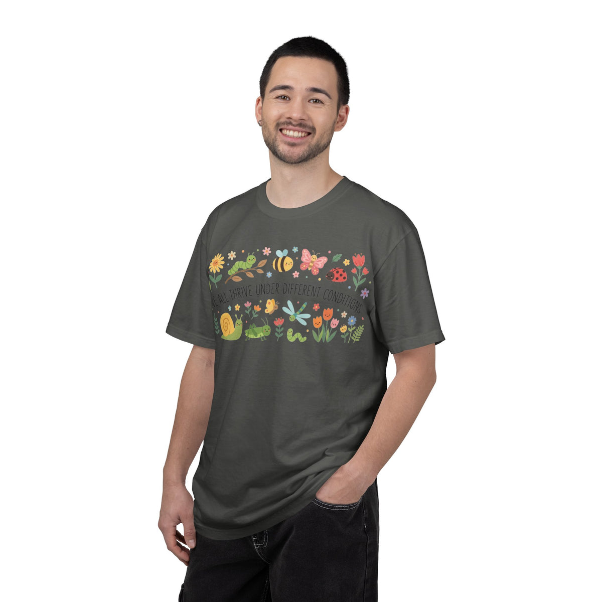 We All Thrive Under Different Conditions Shirt, Neurodiversity Garden Tee, Inclusion Teacher Shirt, SPED Gift