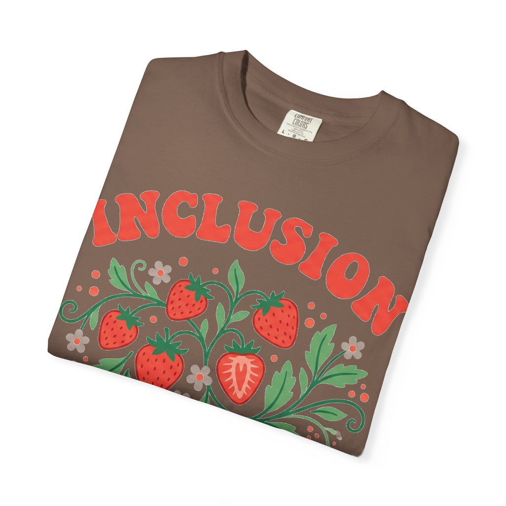 Inclusion Is My Jam Strawberry Shirt, SPED Teacher Retro Tee, Special Education Shirt, Inclusion Gift