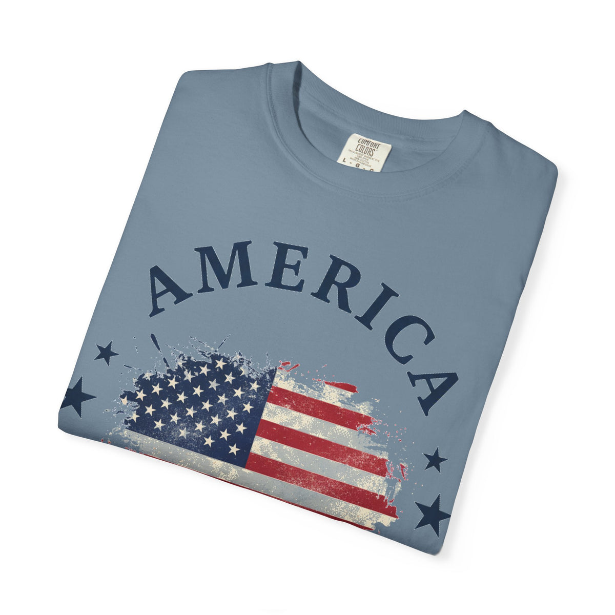 America 1776 2026 Arched Shirt, Vintage Flag Splash Tee, Patriotic Americana Shirt, Independence Day Gift