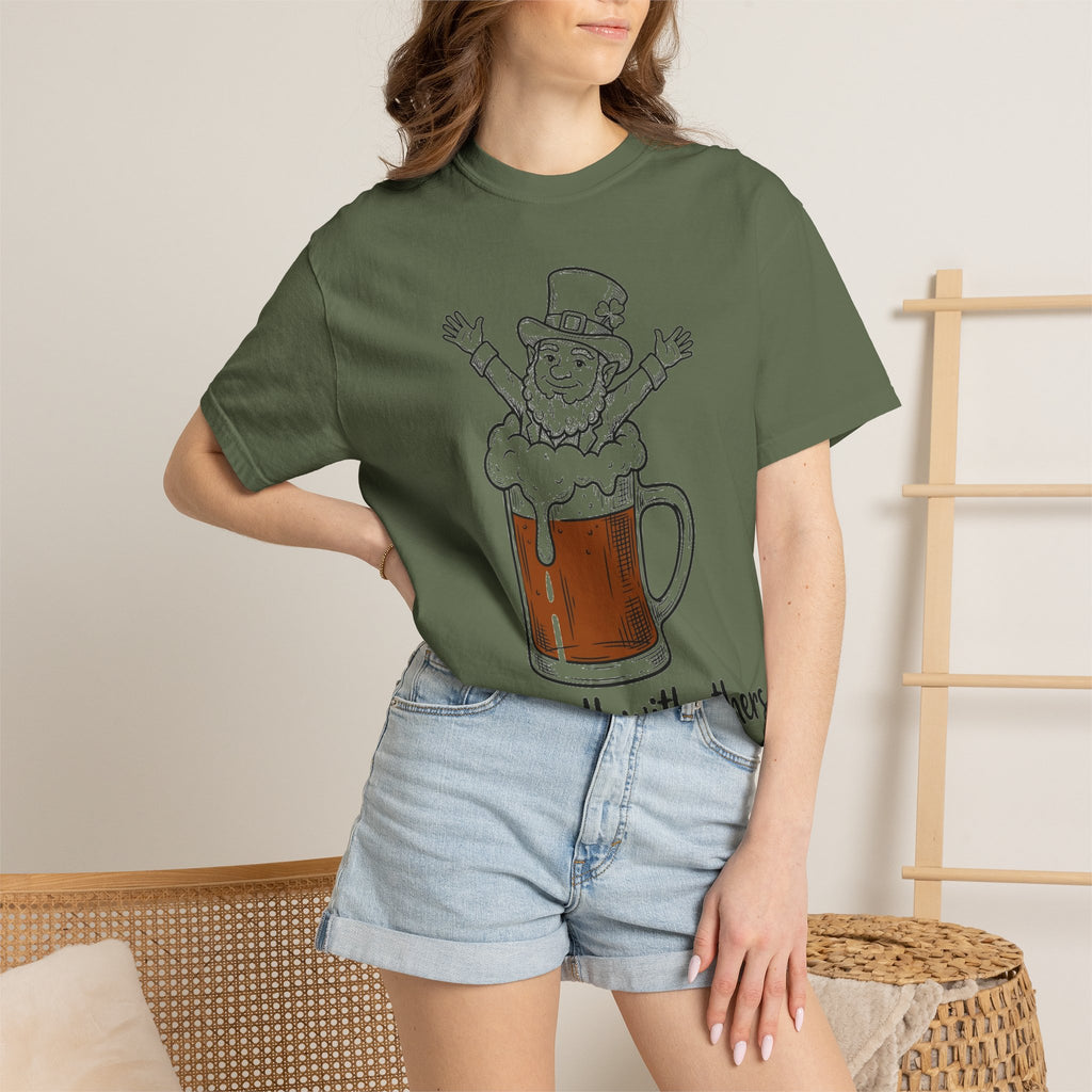 Drinks Well With Others Shirt, Funny Leprechaun Beer Tee, St Patricks Day Pub Shirt, Irish Gift