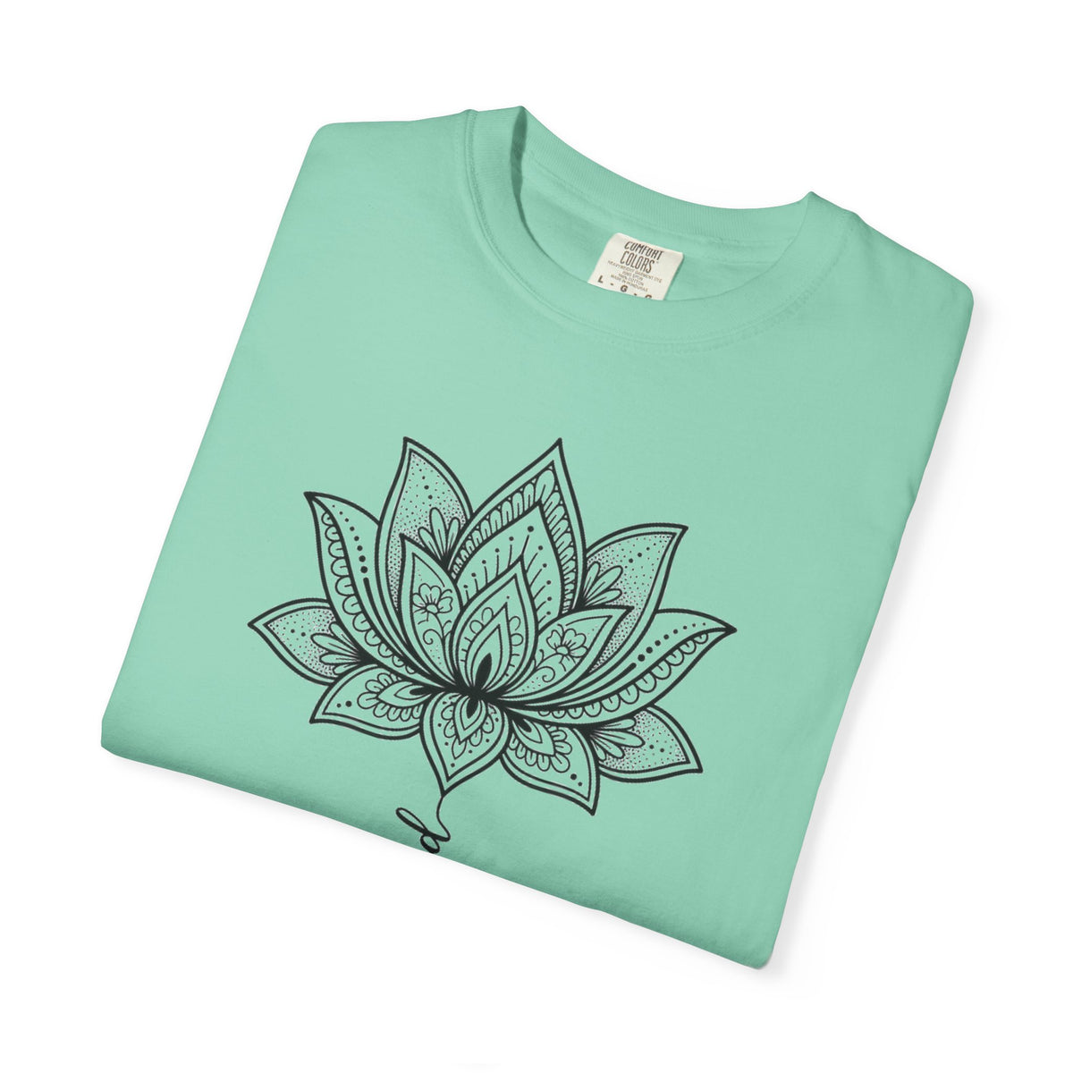 Choose To Be Kind Shirt, Mandala Lotus Line Art Tee, Minimal Kindness Shirt, Yoga Gift