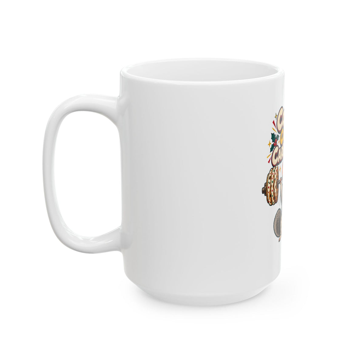 Cookies Count As Carb Loading Mug, Funny Gym Lover Christmas Gift, Secret Santa Stocking Stuffer, 11oz 15oz Coffee Mug