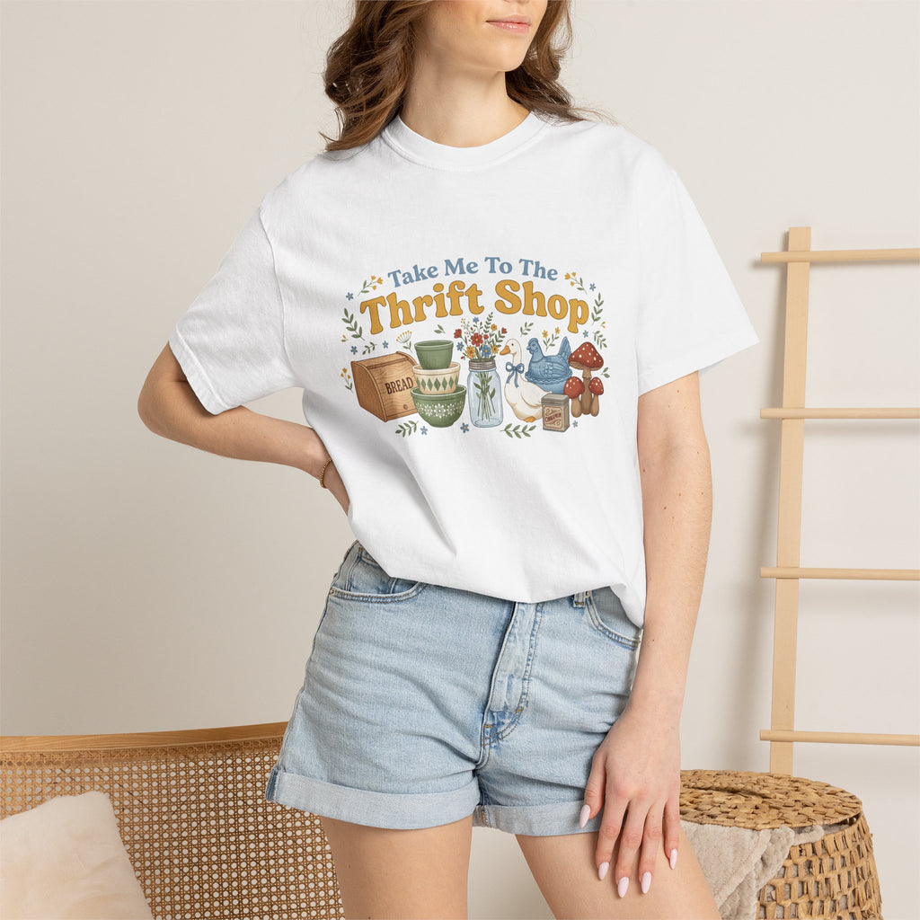 Take Me To The Thrift Shop Shirt, Vintage Pyrex Thrifting Tee, Secondhand Lover Shirt, Thrifter Gift