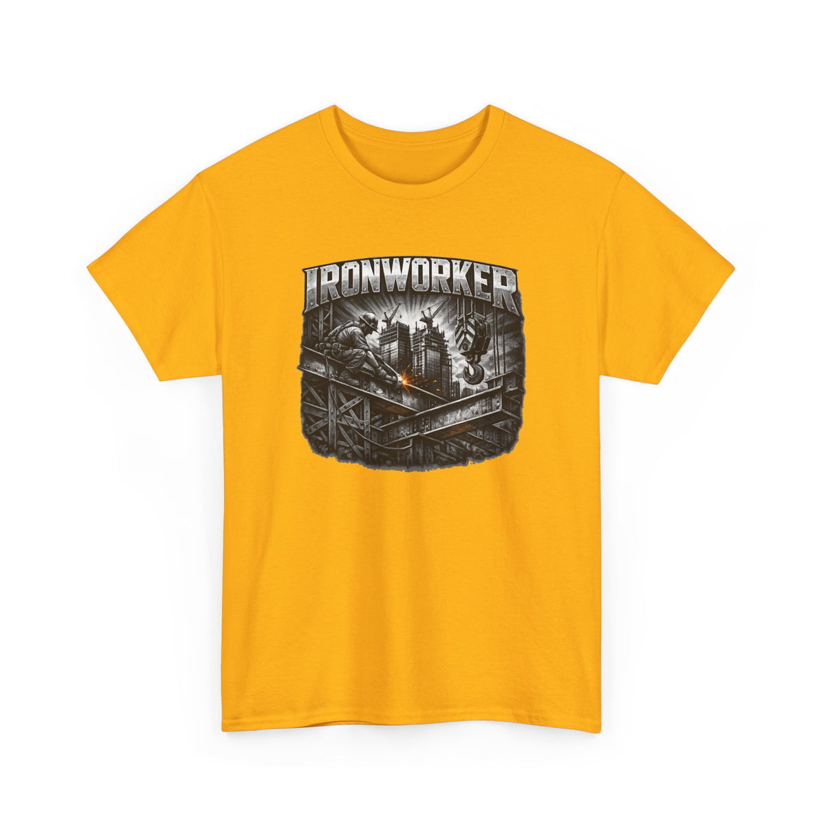 Ironworker Shirt, Steel Worker Graphic Tee, Construction Crew Gift