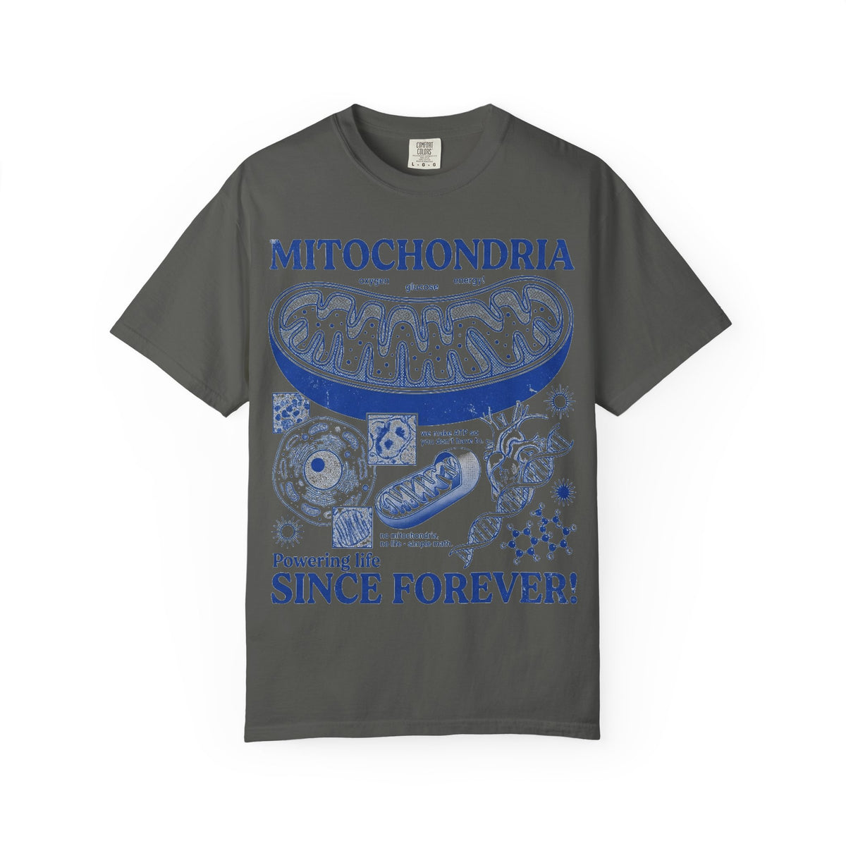 Mitochondria Powering Life Since Forever Shirt, Funny Biology Teacher Tee, Science Nerd Shirt, Student Gift