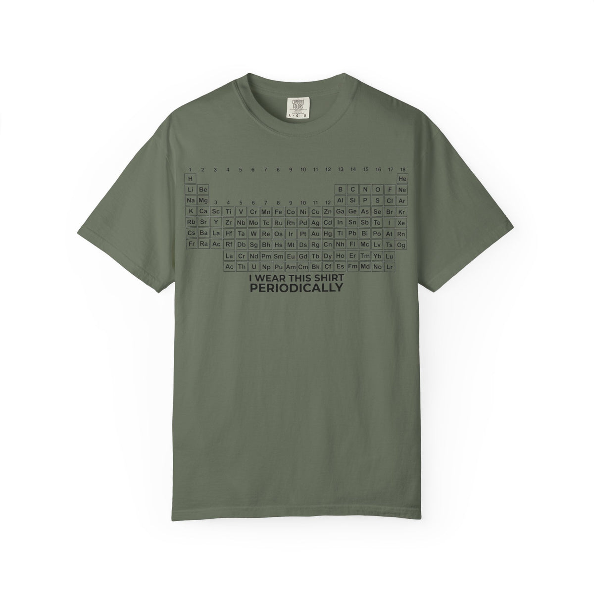 I Wear This Shirt Periodically Wide Shirt, Periodic Table Pun Tee, Chemistry Teacher Shirt, Science Gift