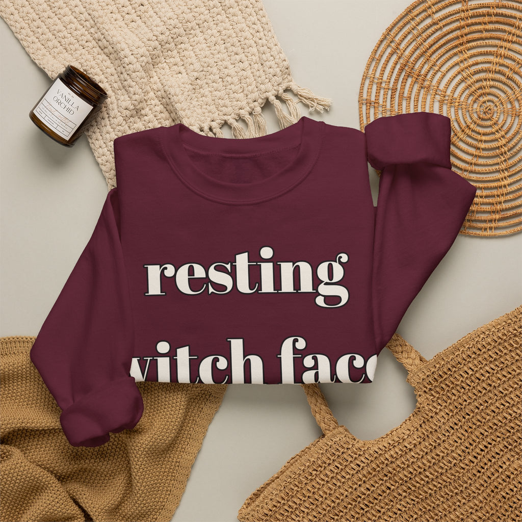 Resting Witch Face Sweatshirt | Funny Halloween Sweatshirt | Spooky Season Sweatshirt | Sarcastic Halloween Gift | Halloween 2026
