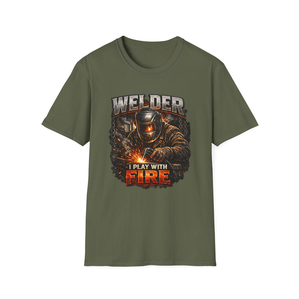Welder 'I Play With Fire' Graphic T-Shirt