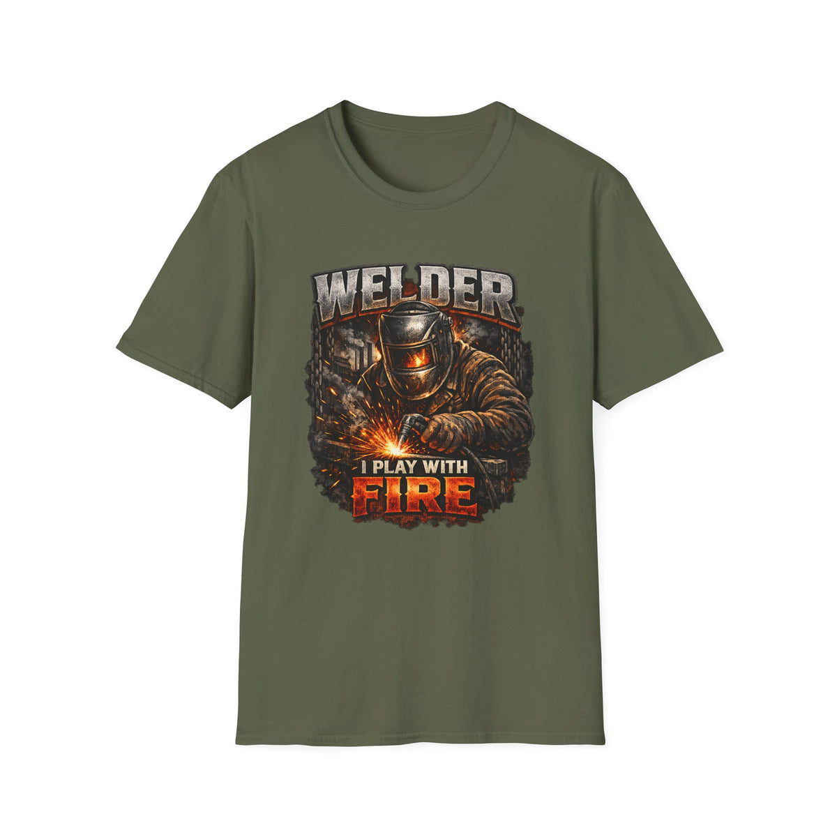 Welder 'I Play With Fire' Graphic T-Shirt