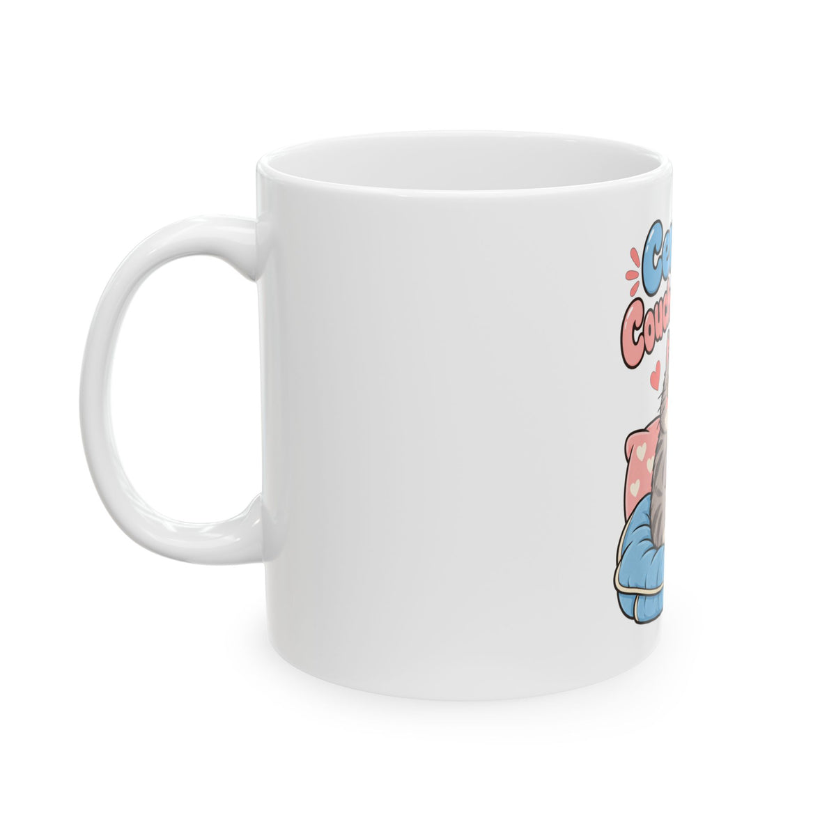 Certified Couch Inspector Ceramic Coffee Mug, 11oz or 15oz