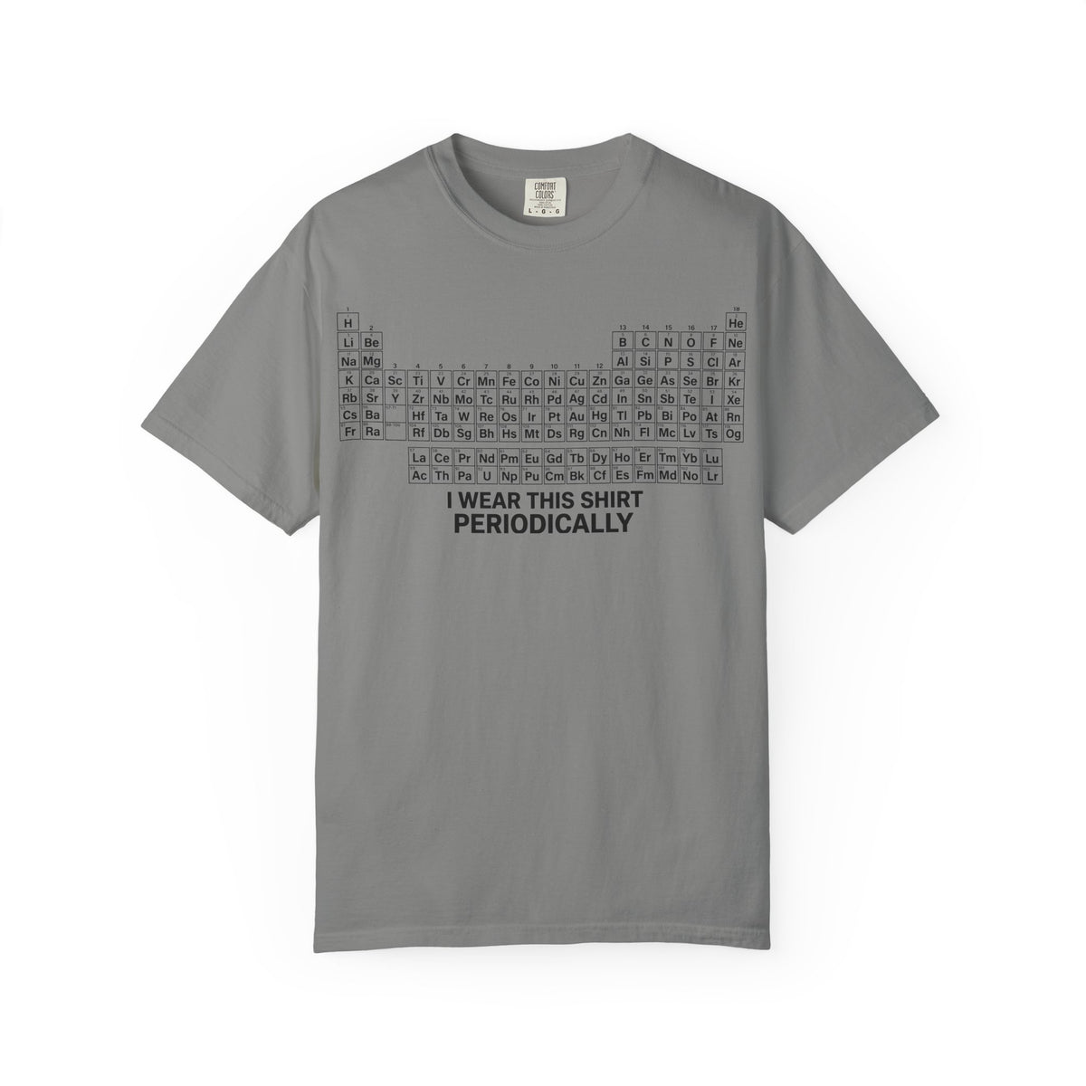 I Wear This Shirt Periodically Shirt, Funny Periodic Table Chemistry Tee, Science Teacher Shirt, Nerd Gift