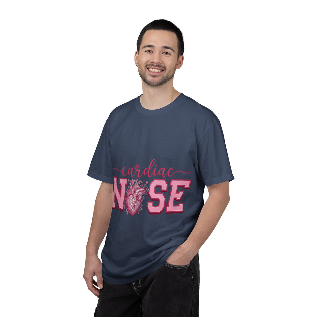 Cardiac Nurse Anatomical Heart Shirt, Pink Varsity Cardiology Tee, Cardiac RN Shirt, Nurse Gift