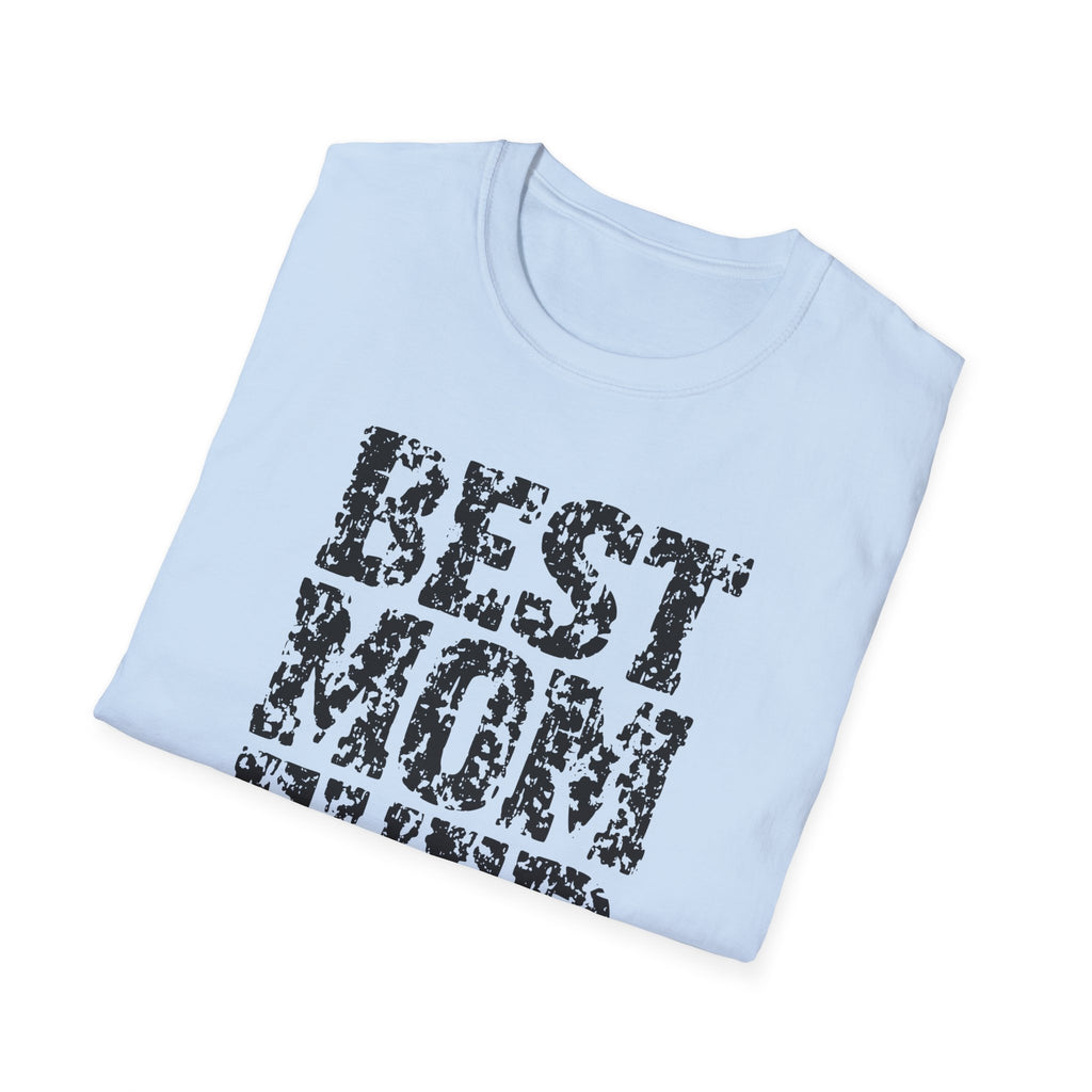 Best Mom Ever Shirt, Distressed Block Letter Mom Tee, Mothers Day Gift