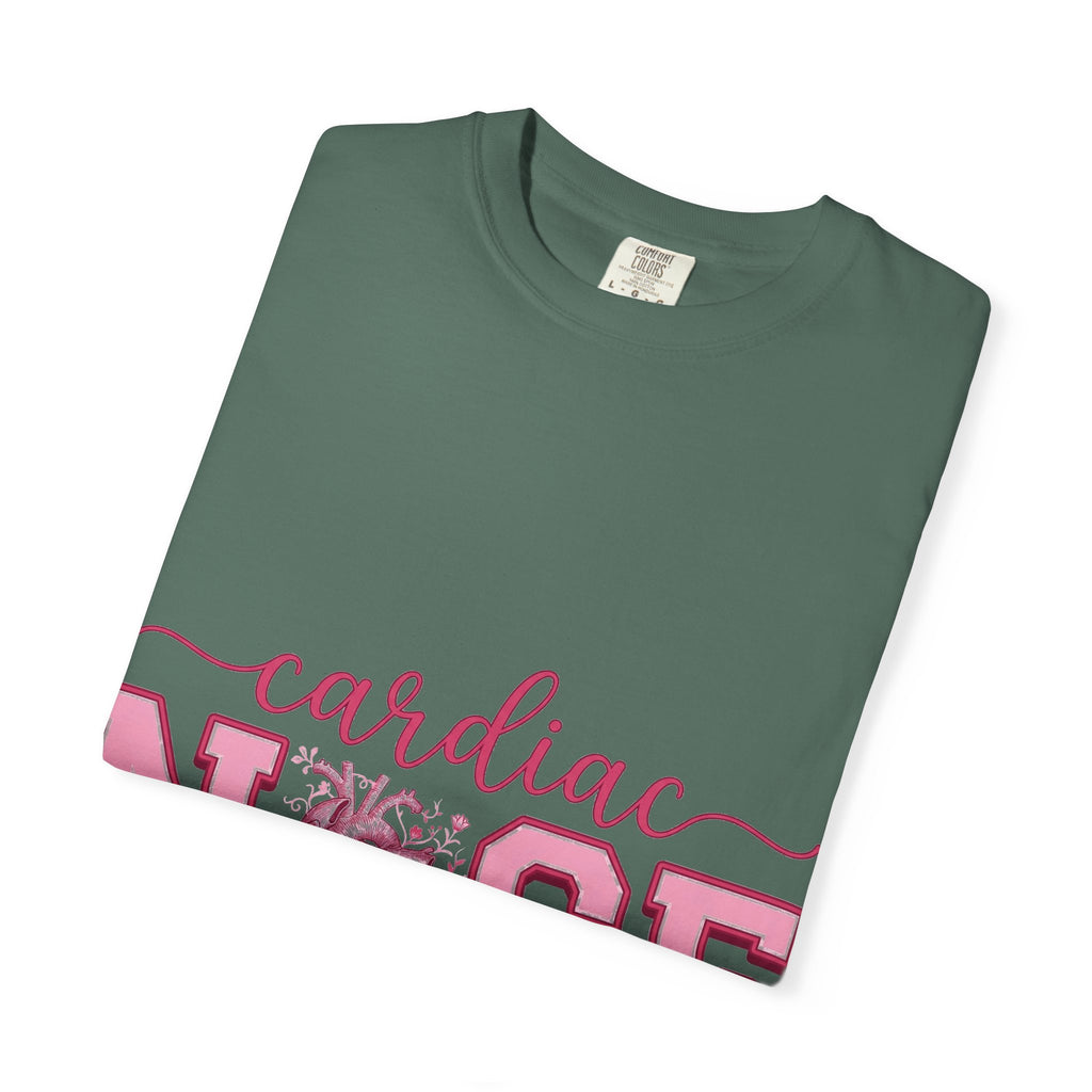 Cardiac Nurse Anatomical Heart Shirt, Pink Varsity Cardiology Tee, Cardiac RN Shirt, Nurse Gift