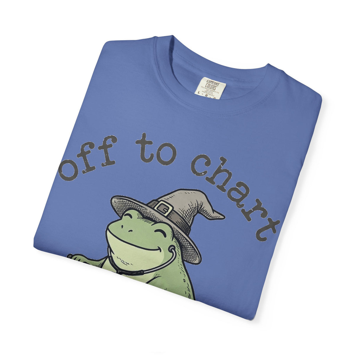 Off To Chart Shirt, Funny Witch Frog Nurse Tee, Charting Nurse Scooter Shirt, RN Gift
