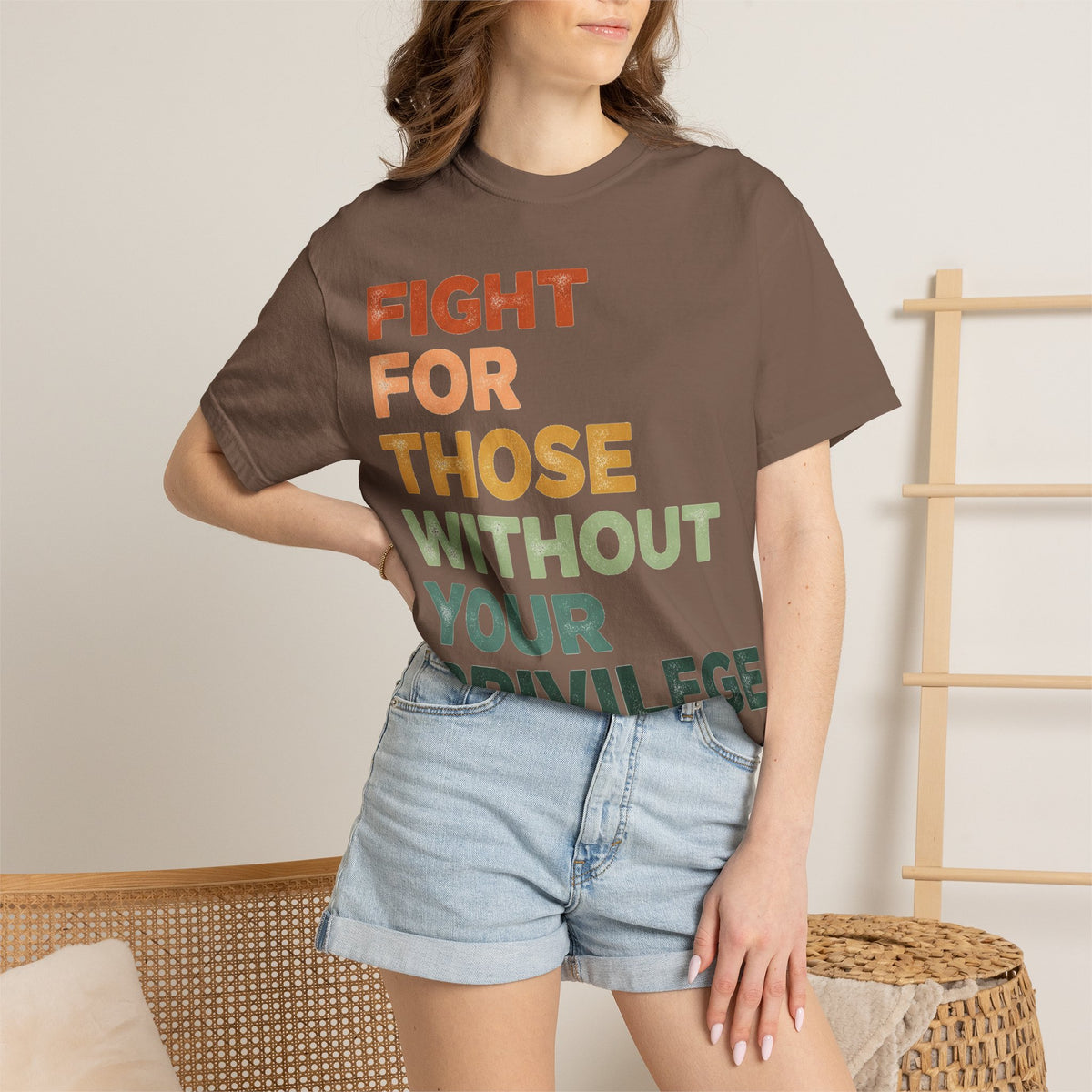 Fight For Those Without Your Privilege Shirt, Retro Activist Typography Tee, Social Justice Shirt, Ally Gift