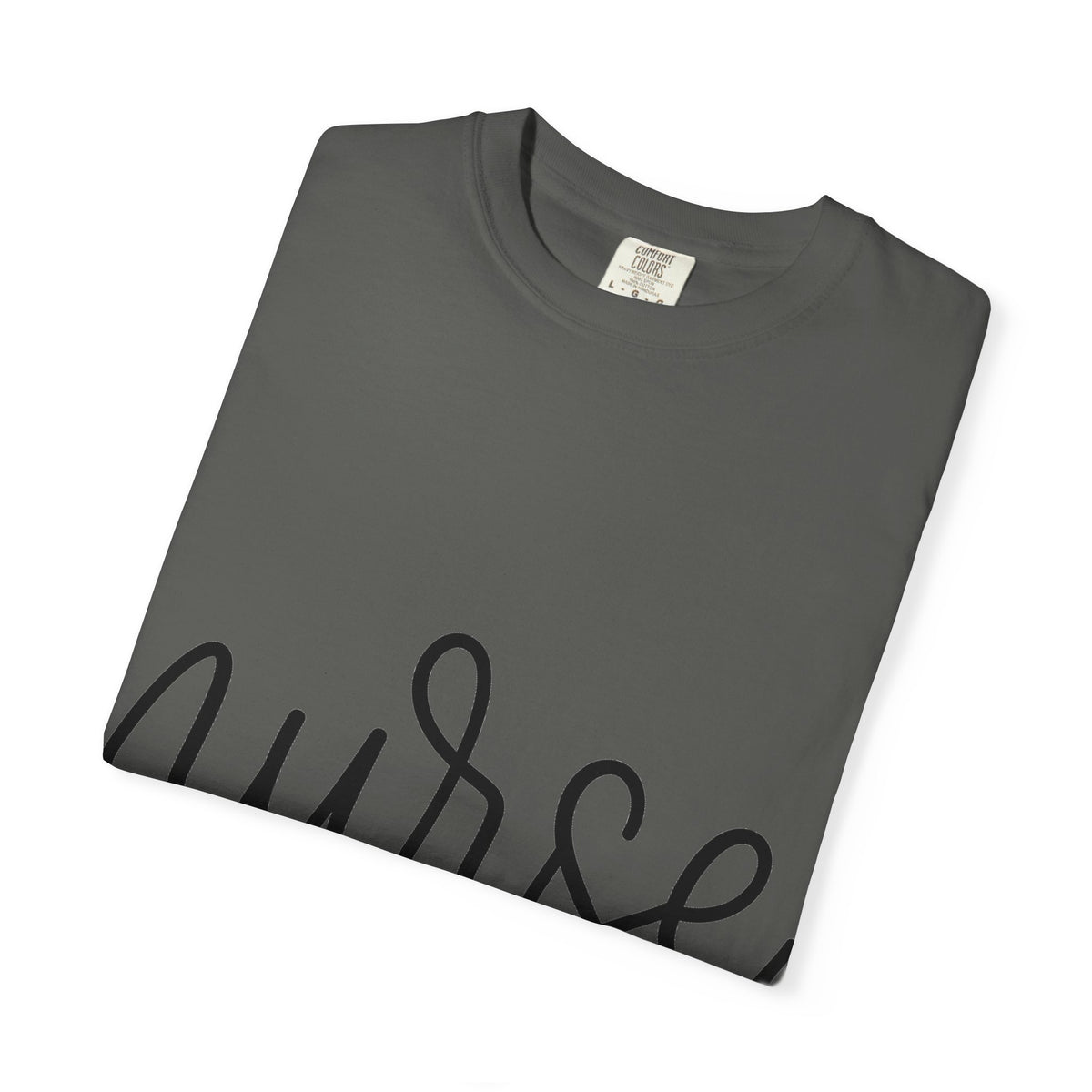 Nurse Script Shirt, Hand Lettered Nurse Heart Tee, Minimal RN Shirt, Nurse Gift