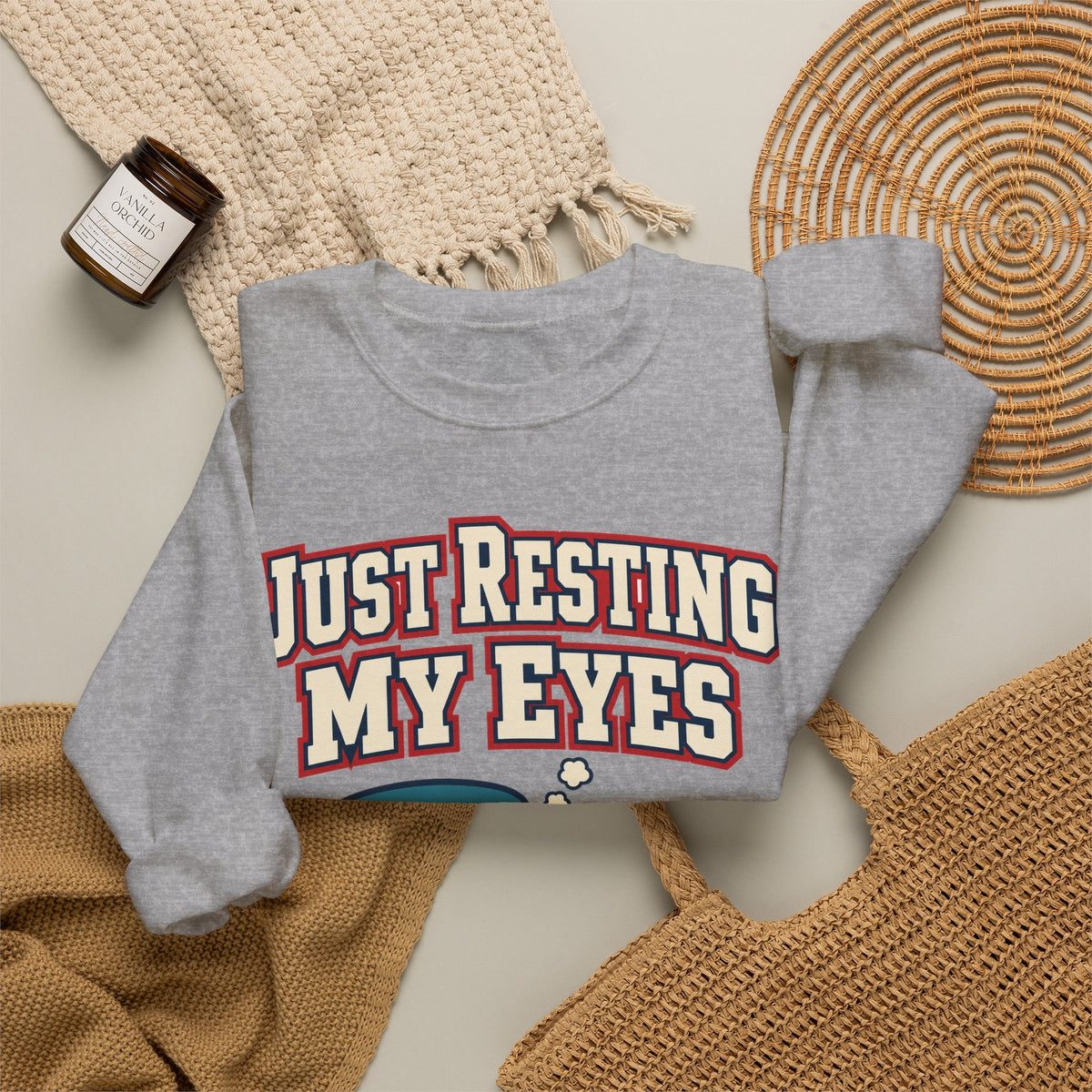 Funny Dad Sweatshirts Just Resting My Eyes | Funny Dad Sweatshirt | Sarcastic Quote Sweatshirt | Gift