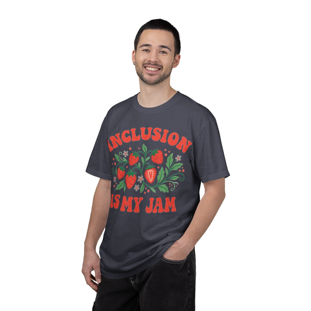 Inclusion Is My Jam Shirt, Strawberry SPED Teacher Tee, Retro Inclusion Shirt, Special Education Gift