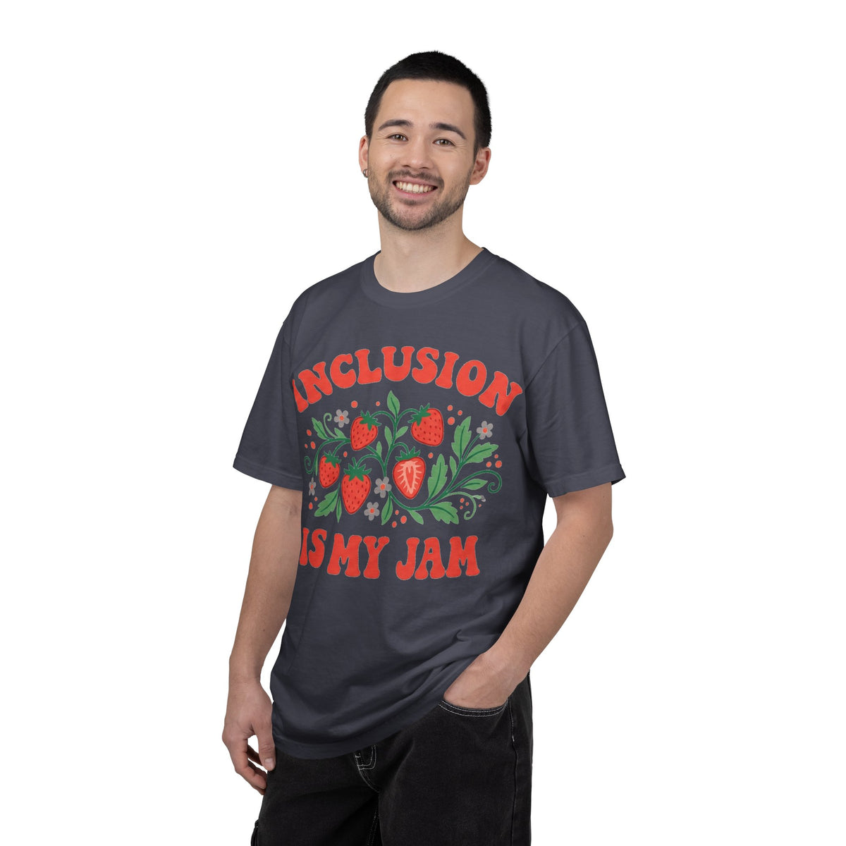 Inclusion Is My Jam Strawberry Shirt, SPED Teacher Retro Tee, Special Education Shirt, Inclusion Gift