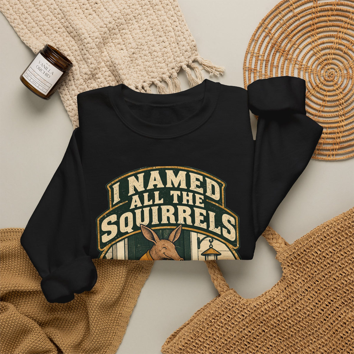 Funny Retirement Sweatshirt I Named All The Squirrels Retired Gift Comfort Colors Tee for Men and Women