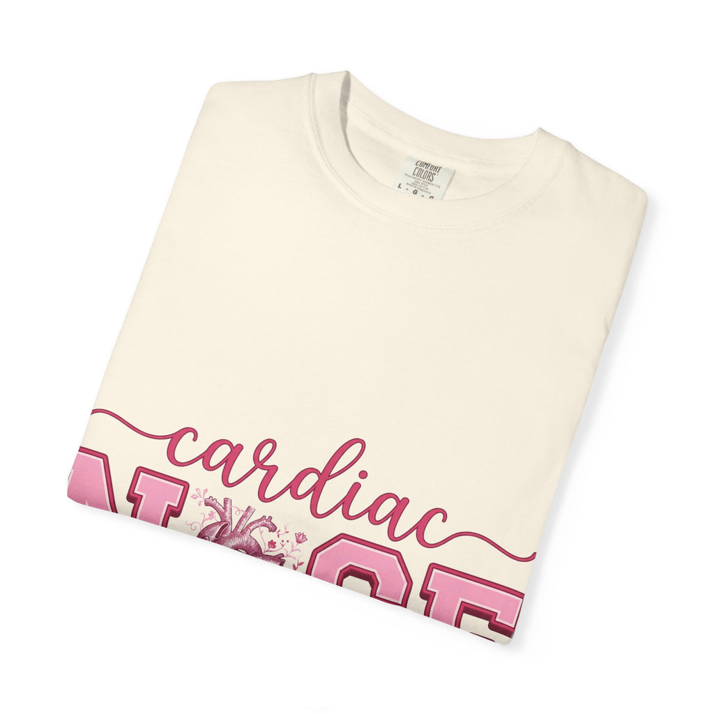 Cardiac Nurse Anatomical Heart Shirt, Pink Varsity Cardiology Tee, Cardiac RN Shirt, Nurse Gift