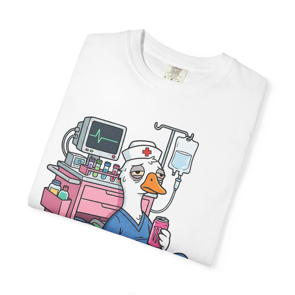 I'm About To Crash Out Shirt, Funny Night Shift Goose Nurse Tee, Burnt Out RN Shirt, Nurse Gift