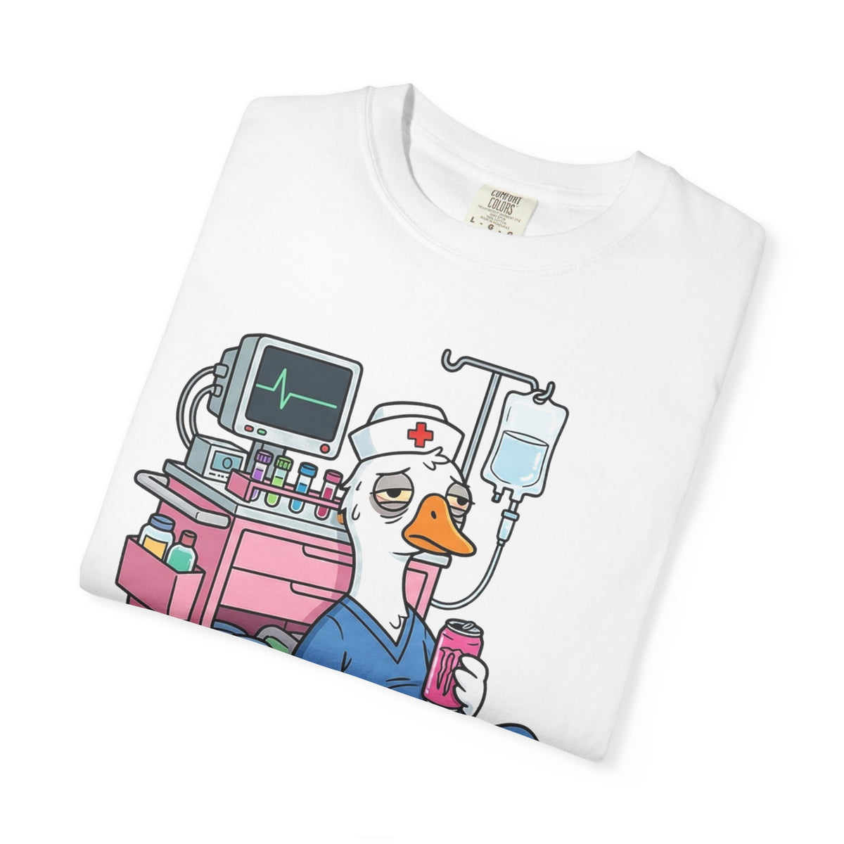I'm About To Crash Out Shirt, Funny Night Shift Goose Nurse Tee, Burnt Out RN Shirt, Nurse Gift
