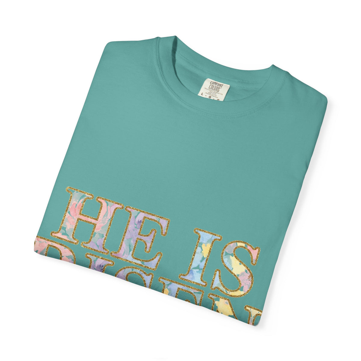 He Is Risen Shirt, Matthew 28:6 Easter Tee, Watercolor Christian Easter Shirt, Faith Gift