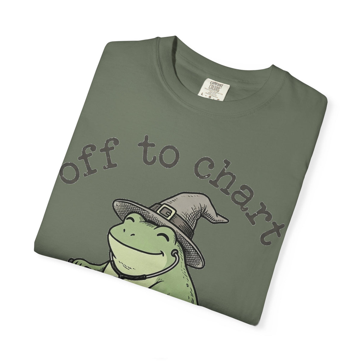 Off To Chart Shirt, Funny Witch Frog Nurse Tee, Charting Nurse Scooter Shirt, RN Gift