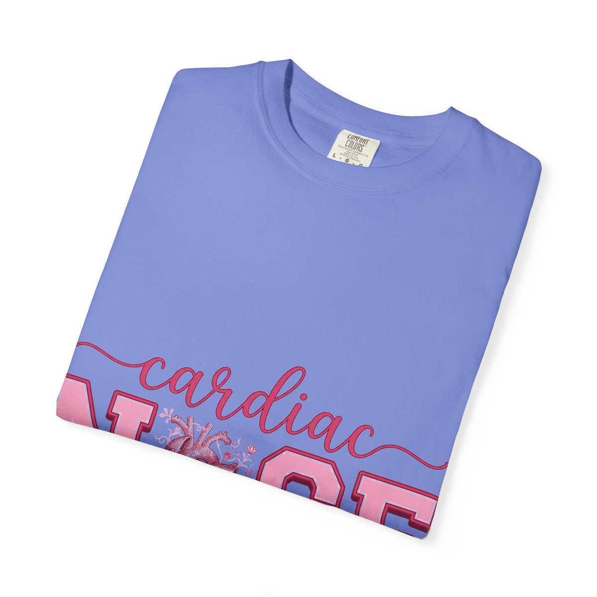 Cardiac Nurse Anatomical Heart Shirt, Pink Varsity Cardiology Tee, Cardiac RN Shirt, Nurse Gift