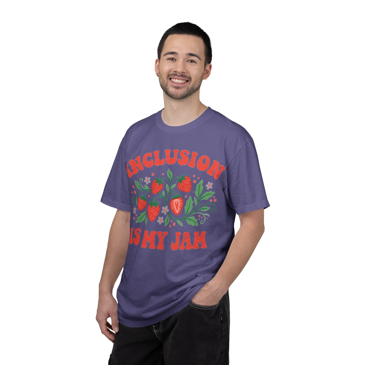 Inclusion Is My Jam Shirt, Strawberry SPED Teacher Tee, Retro Inclusion Shirt, Special Education Gift