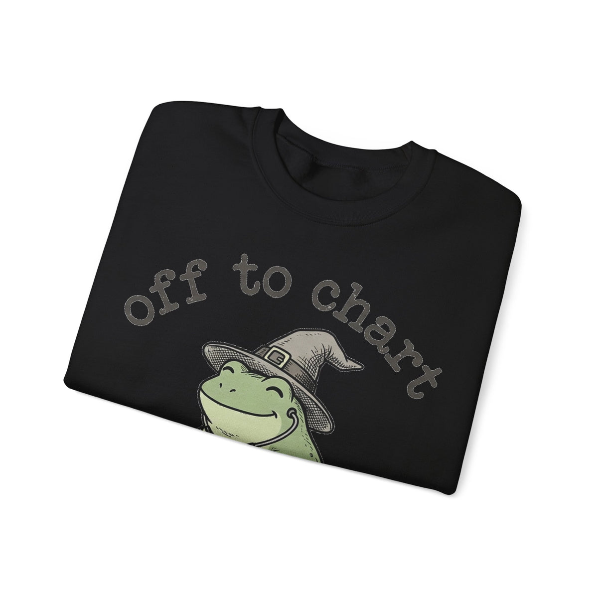 Off To Chart Frog Nurse Sweatshirt, Witch Hat Frog on Scooter Sweatshirt, Funny Halloween Nurse Sweatshirt, Spooky Nursing Student Gift, RN