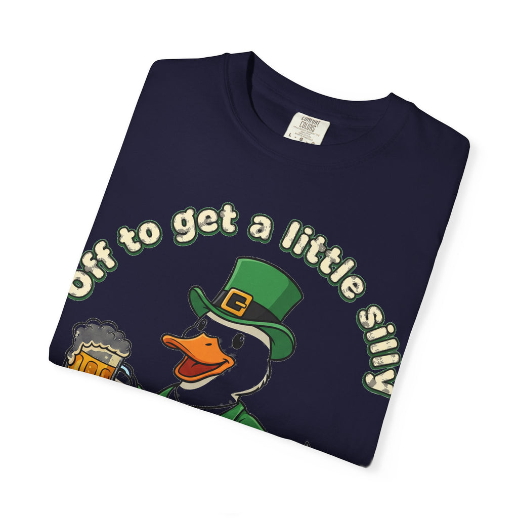 Off To Get A Little Silly Duck Shirt, Leprechaun Suit Beer Duck Tee, Funny St Patricks Day Shirt, Irish Gift