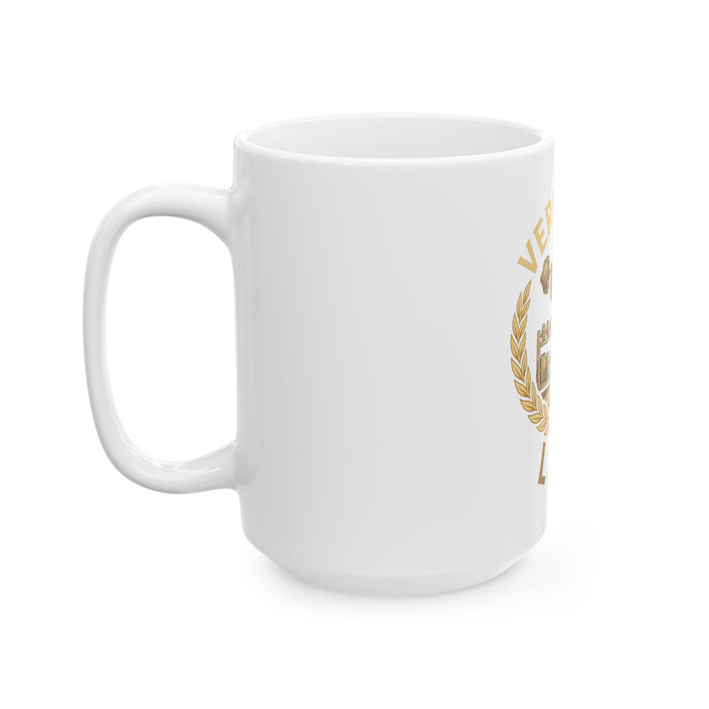 Verily I Do Lift Mug, Funny Gym Lover Gift for Him Her, Workout Christmas Gift, Coffee Mug 11oz 15oz