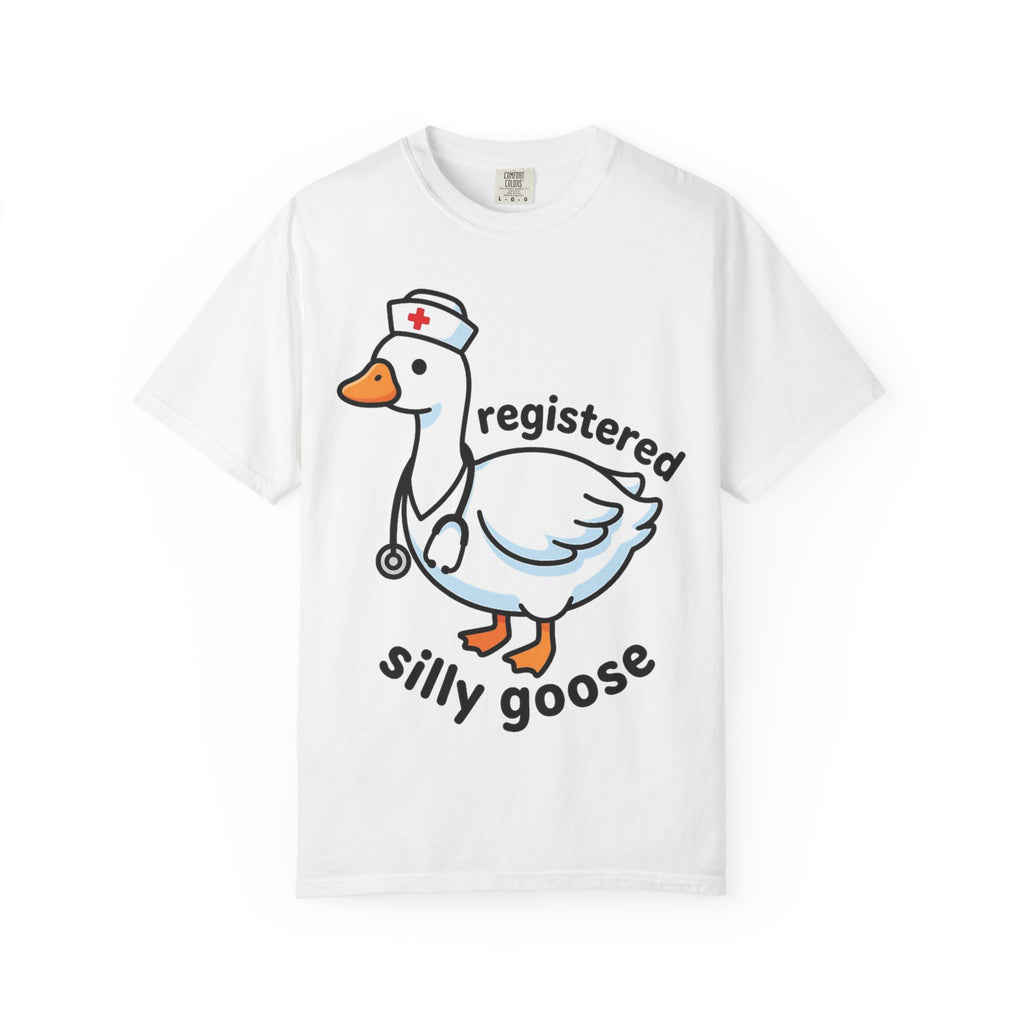 Registered Silly Goose Shirt, Funny Nurse Goose Tee, RN Humor Shirt, Nurse Gift