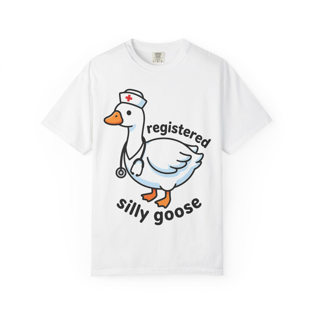 Registered Silly Goose Shirt, Funny Nurse Goose Tee, RN Humor Shirt, Nurse Gift