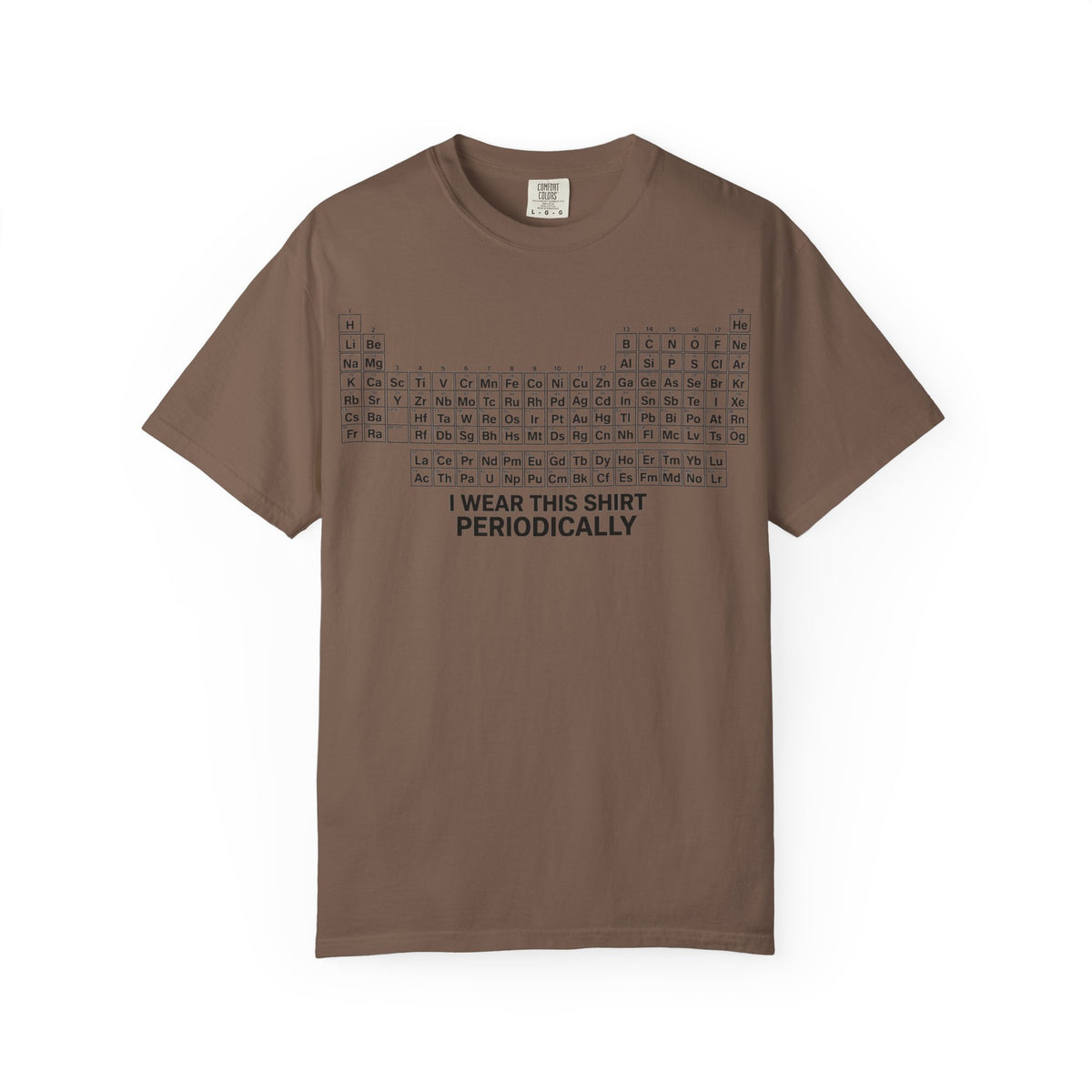 I Wear This Shirt Periodically Shirt, Funny Periodic Table Chemistry Tee, Science Teacher Shirt, Nerd Gift