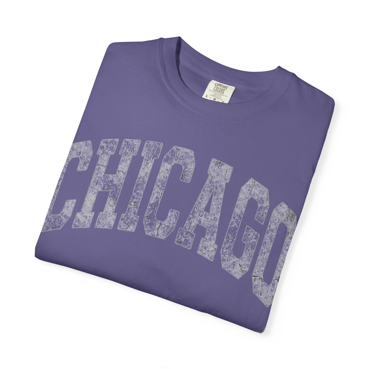Chicago Vintage Shirt, Distressed Varsity Chicago Tee, Illinois Home City Shirt, Chicago Gift