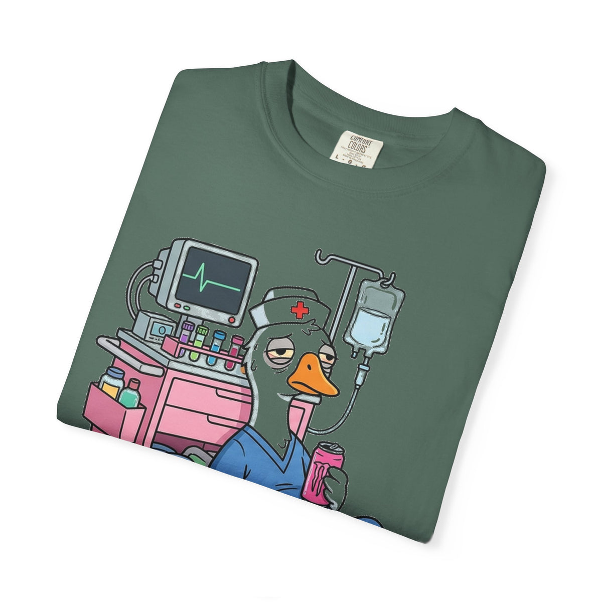 I'm About To Crash Out Shirt, Funny Night Shift Goose Nurse Tee, Burnt Out RN Shirt, Nurse Gift