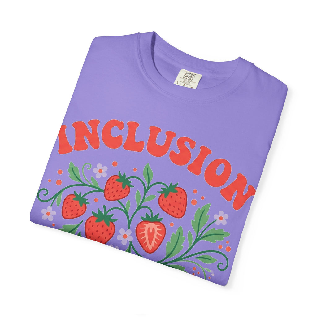 Inclusion Is My Jam Shirt, Strawberry SPED Teacher Tee, Retro Inclusion Shirt, Special Education Gift