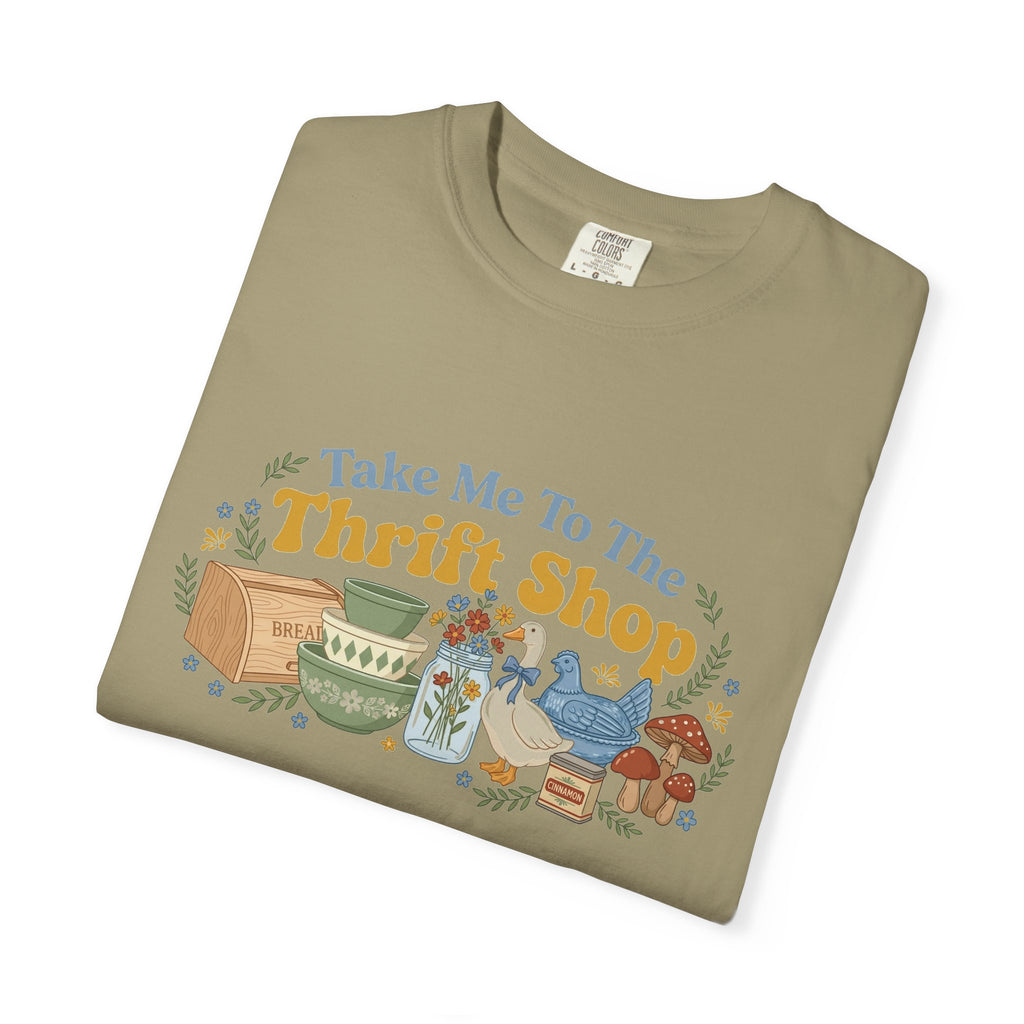 Take Me To The Thrift Shop Wide Shirt, Retro Thrift Finds Tee, Vintage Pyrex Shirt, Thrifter Gift