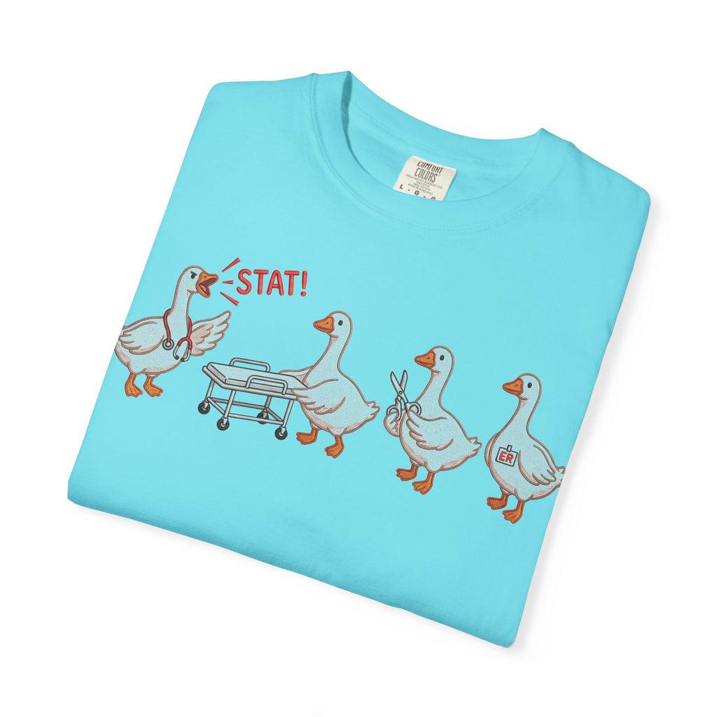 Nurse Goose Squad Stat Shirt, Funny ER Geese Tee, Night Shift Nurse Shirt, RN Team Gift