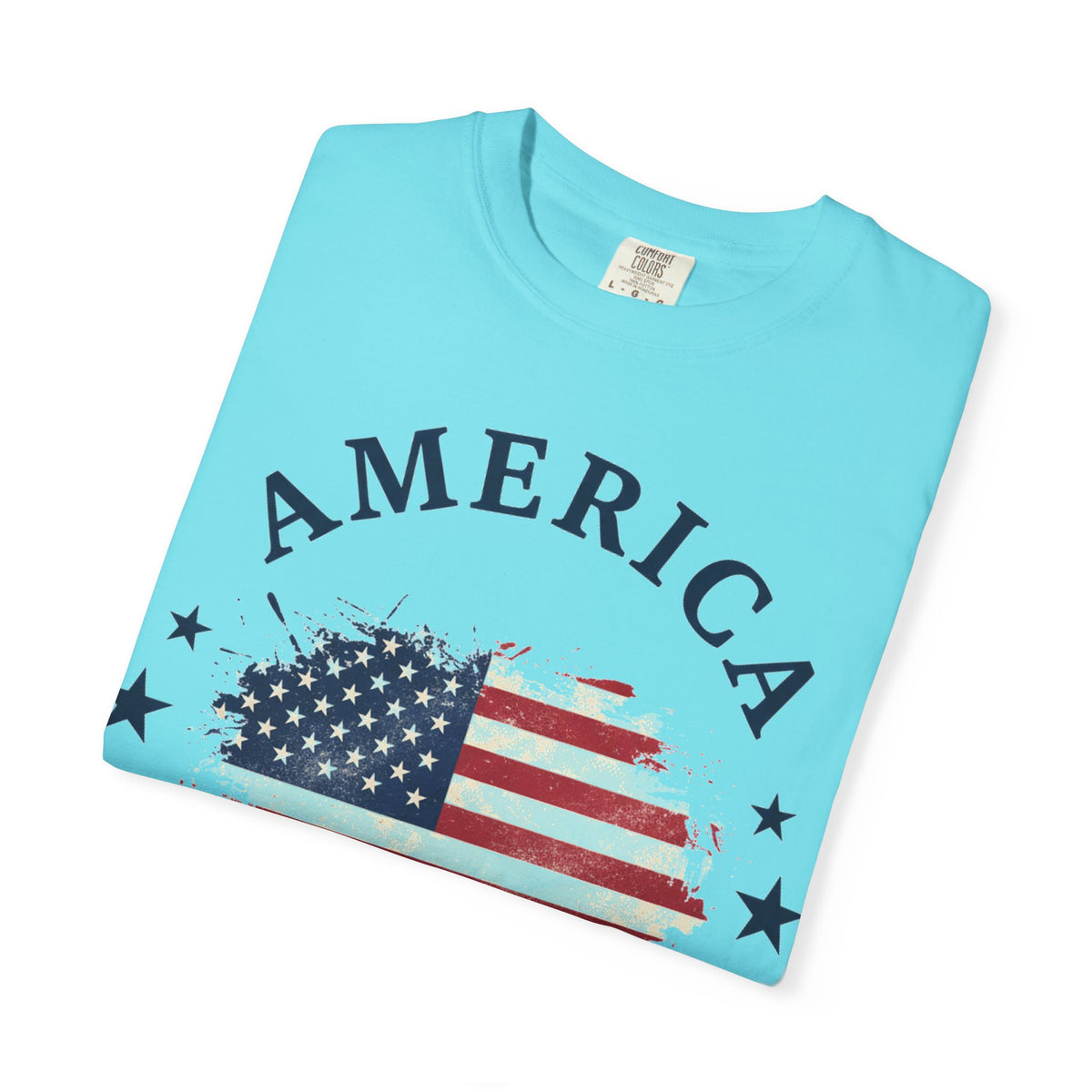 America 1776 2026 Arched Shirt, Vintage Flag Splash Tee, Patriotic Americana Shirt, Independence Day Gift