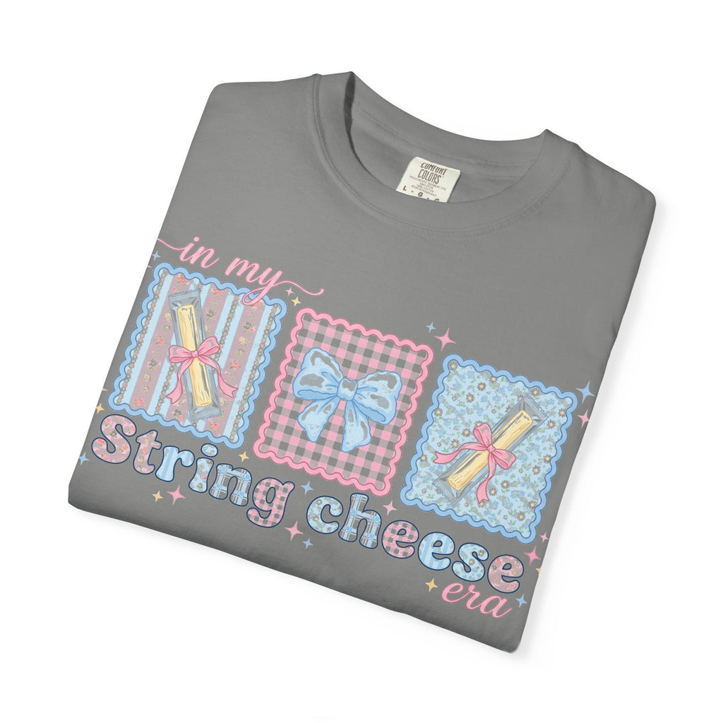 In My String Cheese Era Shirt, Coquette Bow Snack Tee, Funny Girl Dinner Shirt, Cute Gift