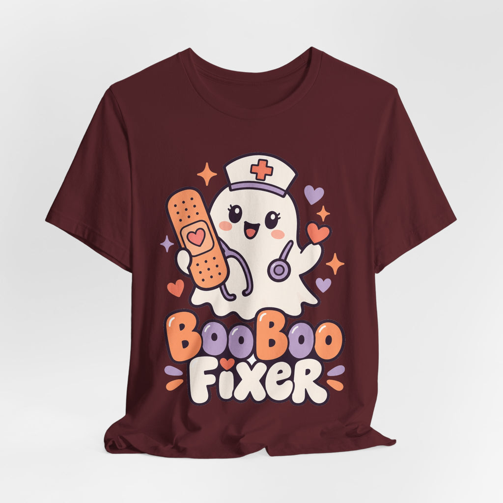 Nurse Halloween Shirt Boo Boo Fixer Ghost Nurse | Cute Kawaii Nurse Halloween Shirt | Healthcare Worker Gift | Halloween 2026